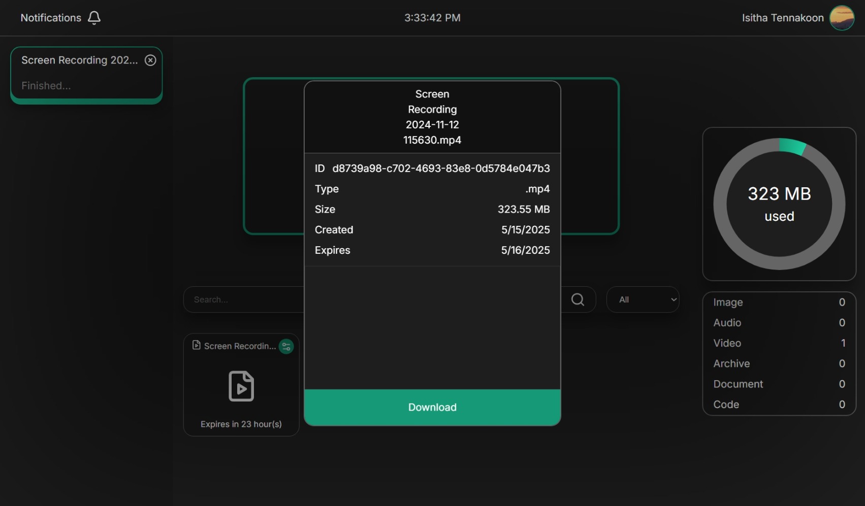 Showing Some File Data